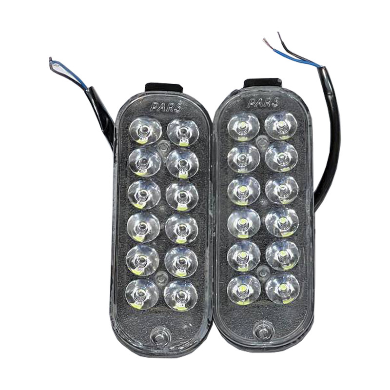 تصویر چراغ پروژکتور سپر خودرو پارس نو مدل mah55 مناسب برای پراید بسته 2 عددی 