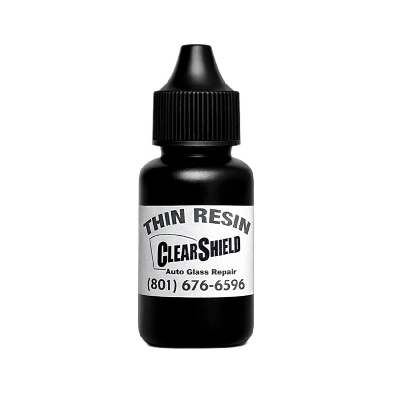 چسب ترمیم شیشه خودرو کلرشیلد مدل BlackResin حجم 10 میلی لیتر