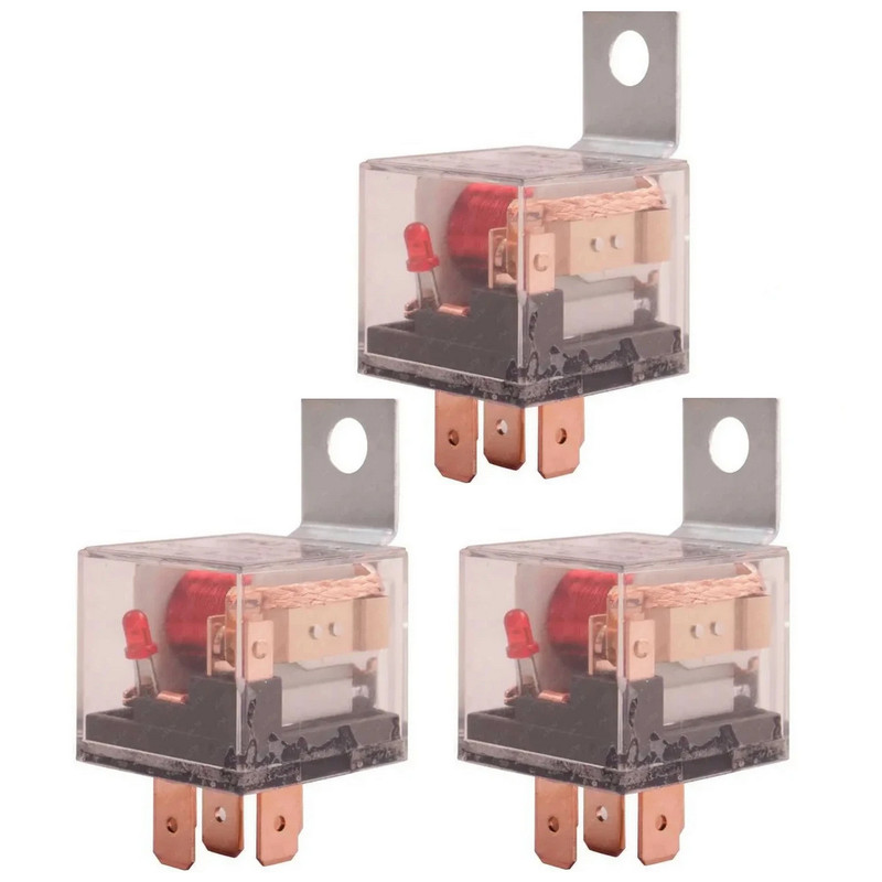 رله بوق 5 فیش خودرو مدل فابریکی TMT5PIN_12V مجموعه سه عددی