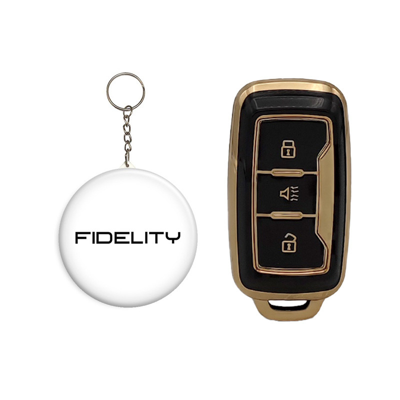 کاور ریموت و سوئیچ خودرو قطعه سازان کبیر مدل COV-FIDLITY-3010318 مناسب برای فیدلیتی به همراه جاسوئیچی