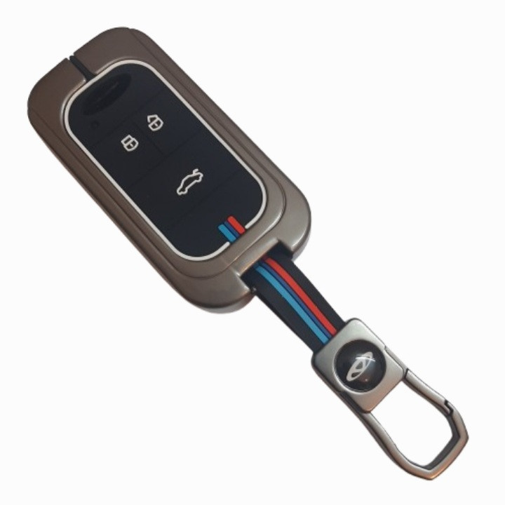 کاور ریموت و سوئیچ خودرو دیاموند شاپینگ مدل DS-ARRIZO6-METAL-logo مناسب برای چری تیگو آریزو 6