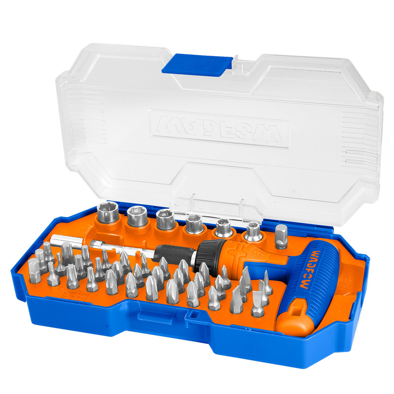 پیچ گوشتی بیت خور وادفو مدل WSS8B45 بسته 45 عددی