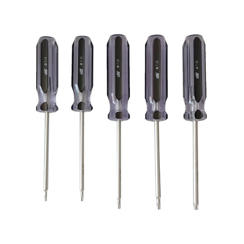 پیچ گوشتی اسکای مدل ستاره ای کد AJ-SKY-STSD-7150 مجموعه 5 عددی