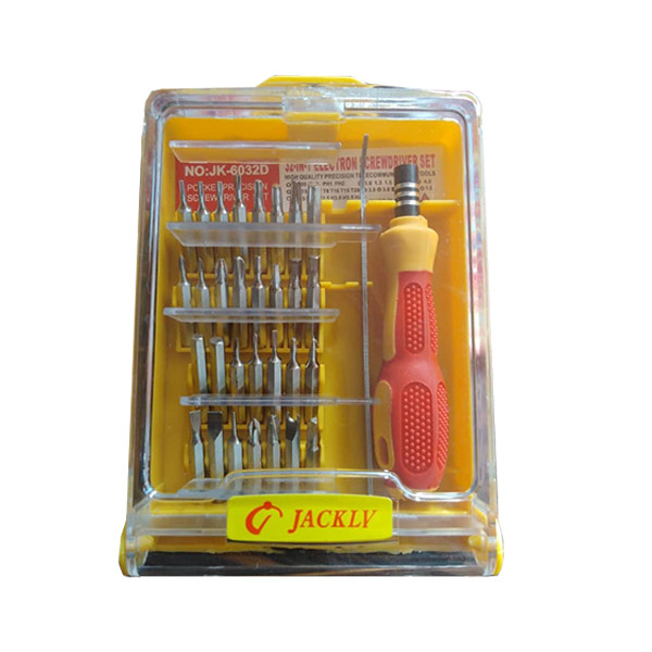 مجموعه 32 عددی سری پیچ گوشتی جک لی مدل jk-6032