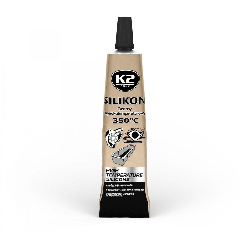 چسب واشر ساز سیلیکونی کی تو مدل Black Silicone +350°C وزن 21 گرم