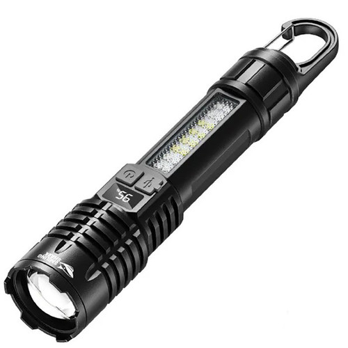 چراغ قوه دستی اسمایلینگ شارک مدل شارژی کد SD-5244 با نور چند رنگ