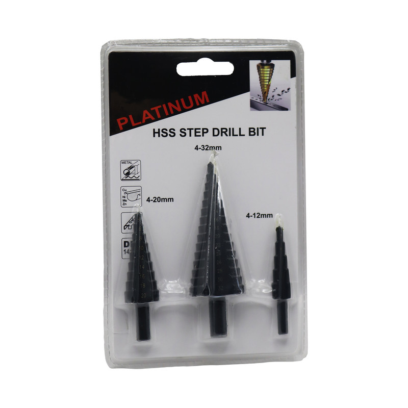 مته کاجی پلاتینیوم مدل YP-4-12/4-20/4-32MM مجموعه 3 عددی