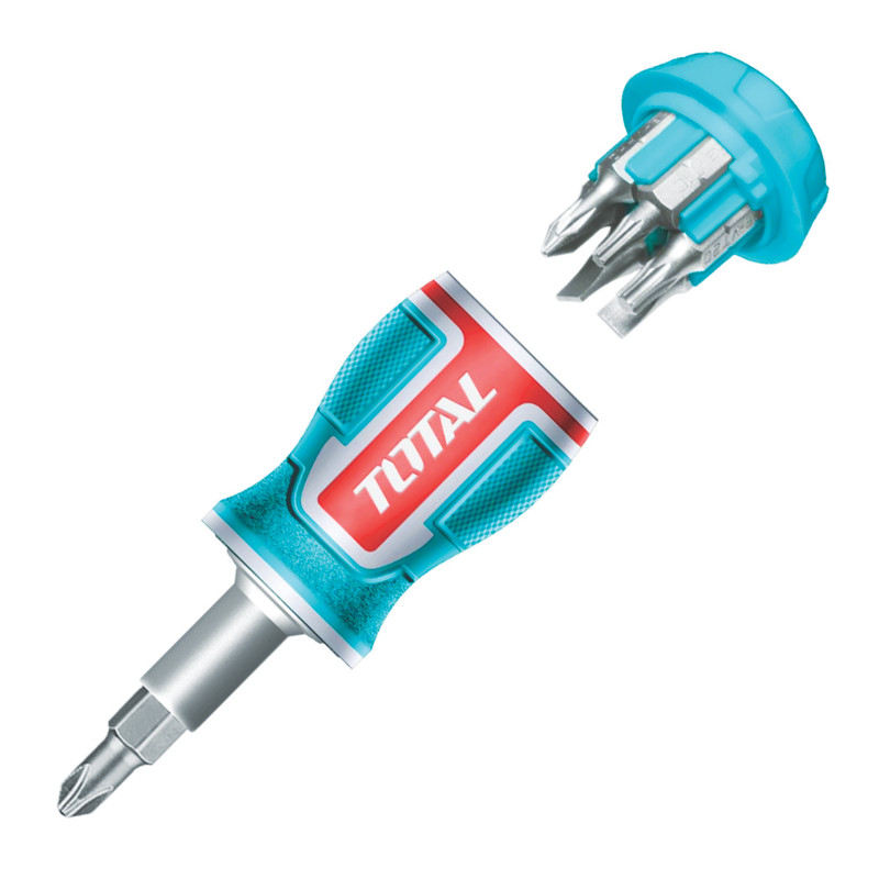 پیچ گوشتی مشتی توتال مدل TACSDS0706 مجموعه 8 عددی