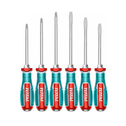 پیچ گوشتی ضربه خور توتال مدل TGTST0606 مجموعه 6 عددی