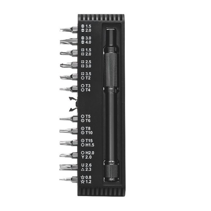 پیچ گوشتی دلی مدل DL240025B بسته 25 عددی