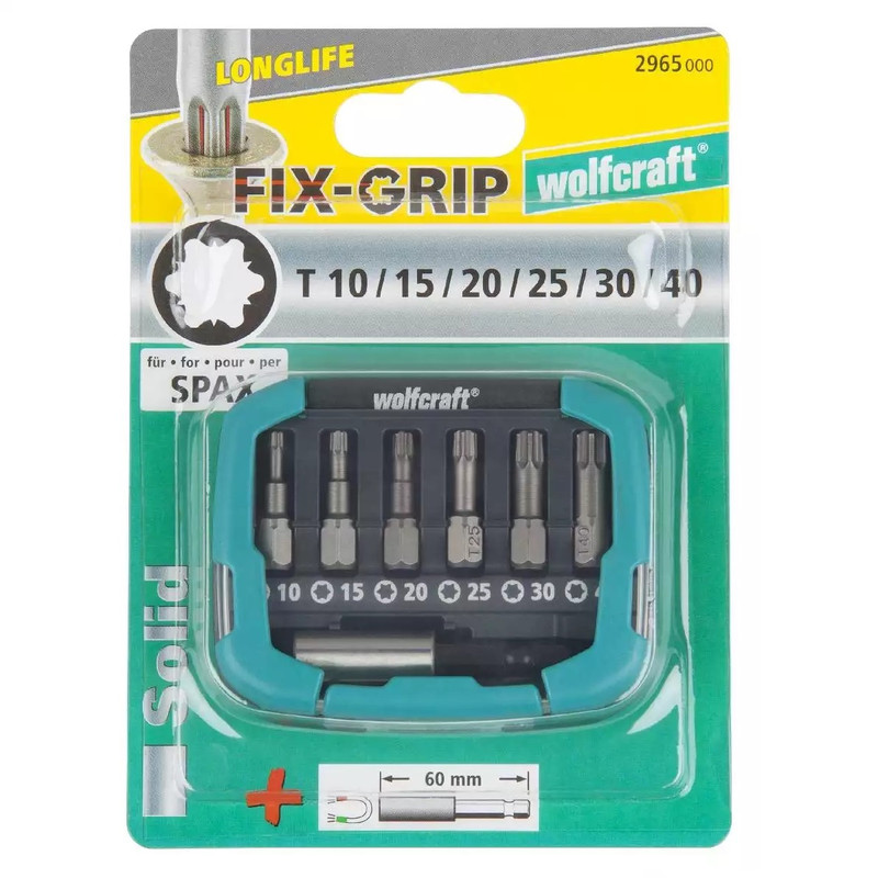 سری پیچ گوشتی ولف‌ کرفت مدل Wolfcraft 2965000 بسته 7 عددی