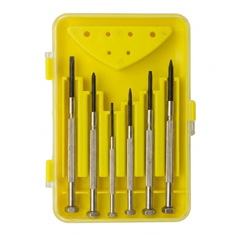 پیچ گوشتی ساعتی مدل YP-06 مجموعه 6 عددی