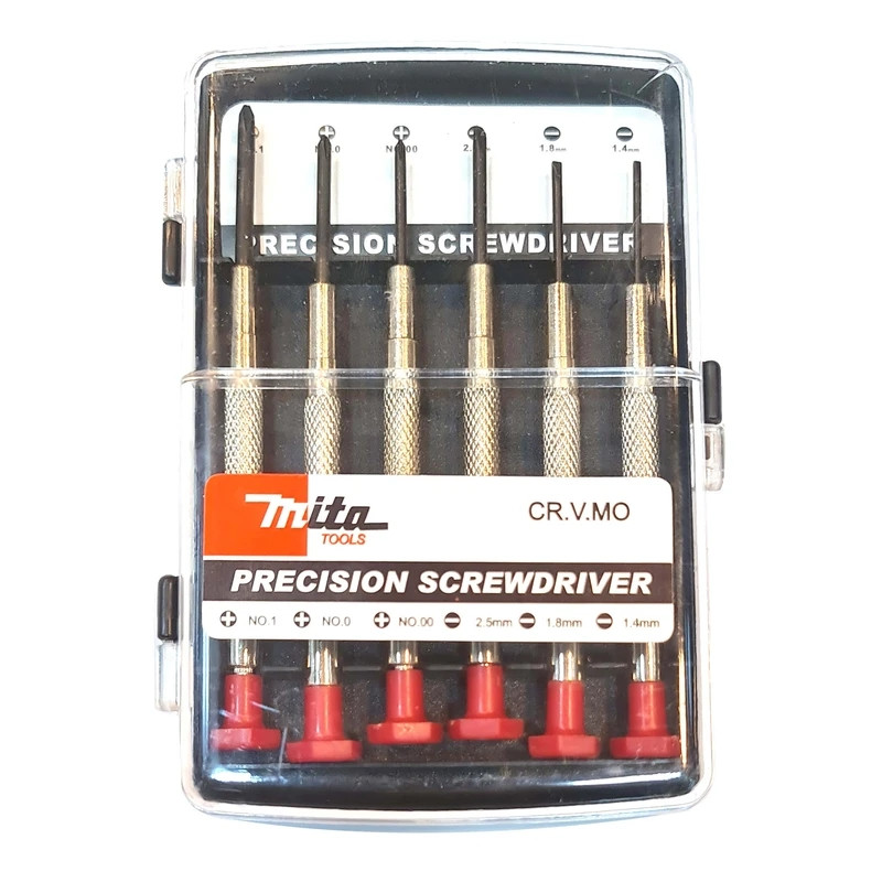 پیچ گوشتی ساعتی میتا مدل AJ-MITA-116S مجموعه 6 عددی