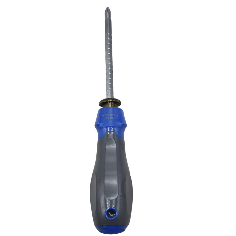 پیچ گوشتی مدل دوطرفه کد YP-6.35*180/CRASMAN100 سایز 180 میلی متر