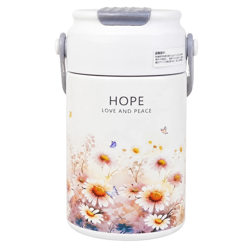 تراول ماگ مدل نی دار طرح HOPE گنجایش 0.55 لیتر