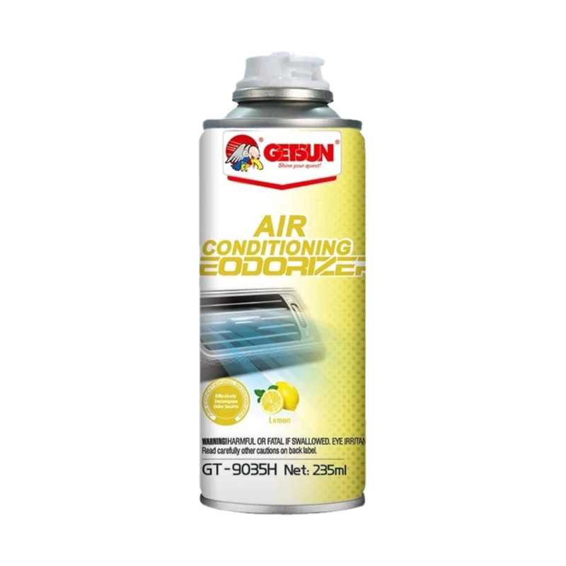 اسپری آنتی باکتریال سیستم تهویه خودرو گتسان مدل GT-9035H با رایحه لیمو حجم 235 میلی‌لیتر