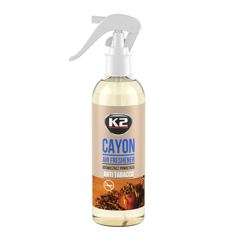 اسپری خوشبوکننده ضد بوی سیگار کی‌تو مدل CAYON ANTI TOBACCO M117 حجم 250 میلی‌لیتر