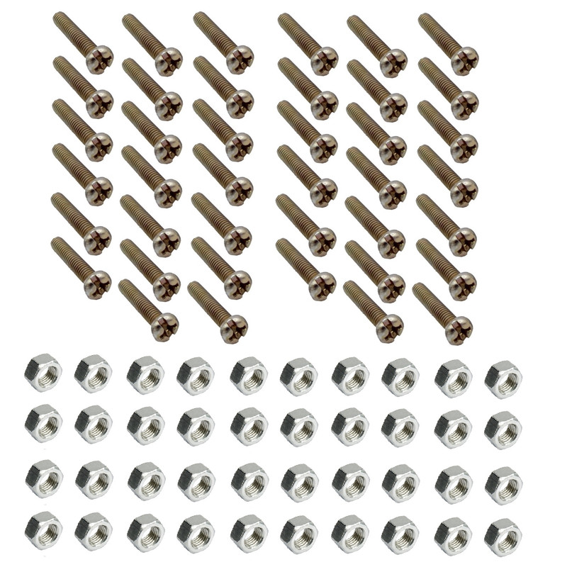 پیچ و مهره  مدل M3 15MM مجموعه 80 عددی