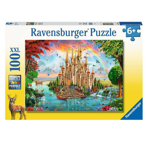 پازل 100 تکه راونزبرگر مدل Rainbow Castle کد 13285