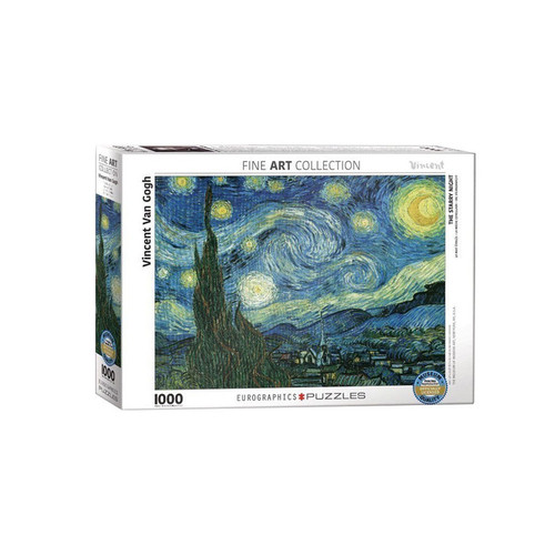 پازل 1000 تکه یوروگرافیکس پازلز طرح Starry Night کد 60001204