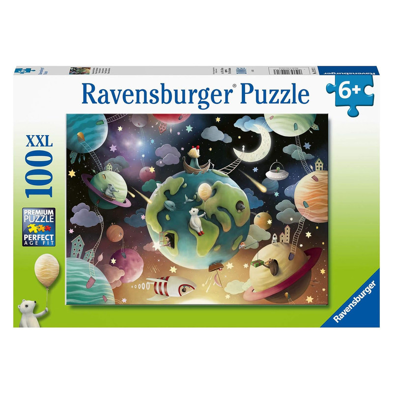 پازل 100 تکه راونزبرگر مدل Planet Playground کد 12971