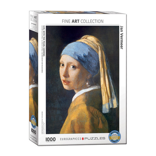 پازل 1000 تکه یوروگرافیکس پازلز مدل 6000-5158 Girl with Pearl Earring