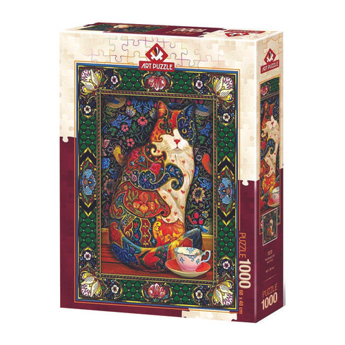 پازل 1000 تکه آرت پازل مدل The Royal Cat كد 5216