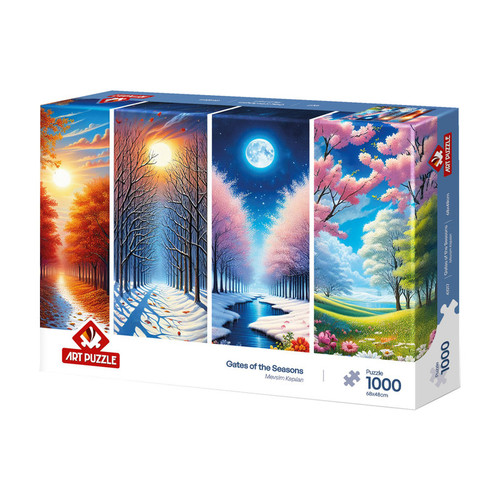 پازل 1000 تکه آرت پازل مدل Gates of the Seasons مناسب نوجوان و بزرگسال
