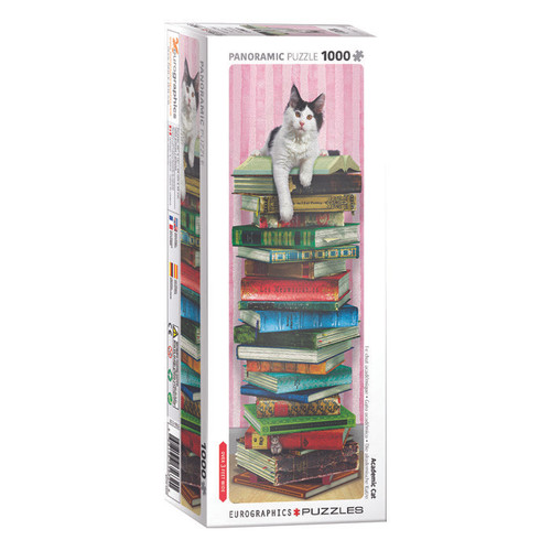 پازل 1000 تکه یوروگرافیکس پازلز مدل Academic Cat كد 5632-6010