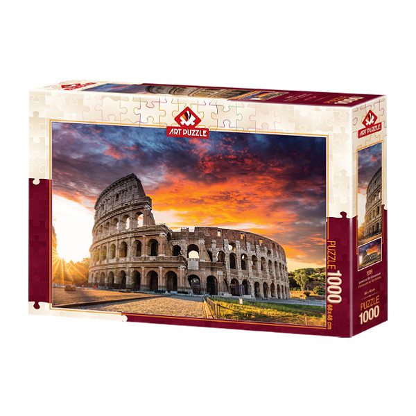 پازل 1000 تکه آرت پازل مدل Sunset at Colosseum