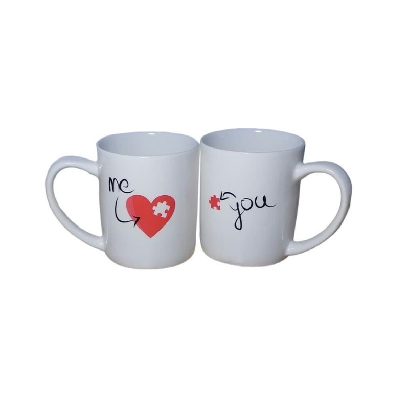 ماگ مدل me and you بسته 2 عددی
