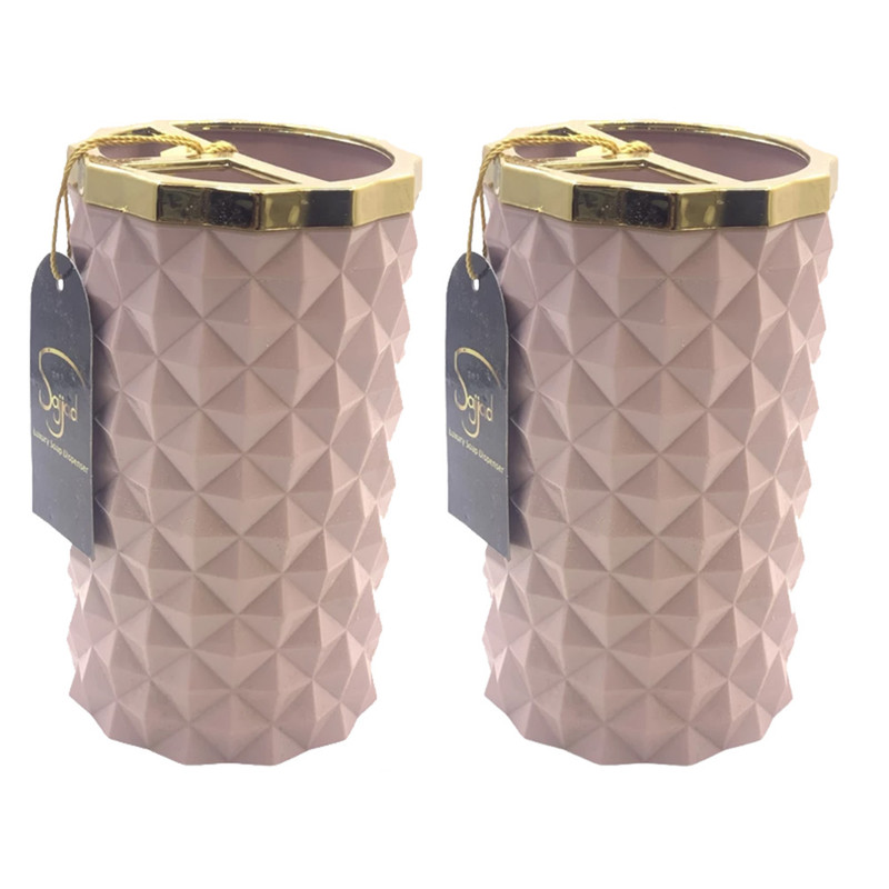جامسواکی سجاد طرح luxury soap dispoenser مجموعه 2 عددی