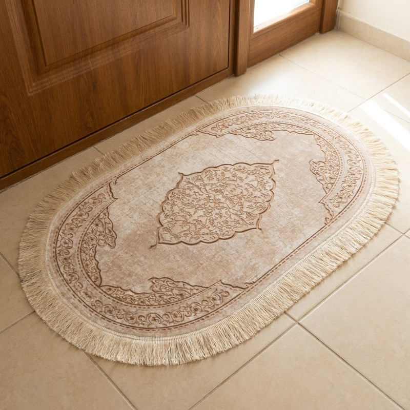 پادری مدل بیضی کد A1 سایز 50×80 سانتی متر