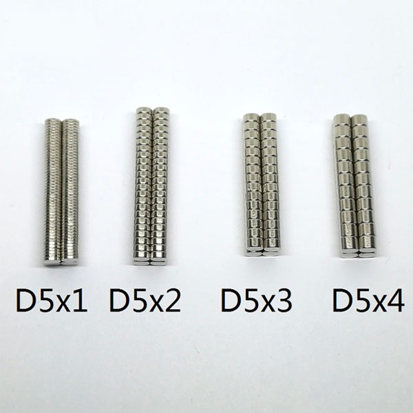 آهن ربا مدل نئودیمیوم دیسک 5x2mm بسته 10 عددی