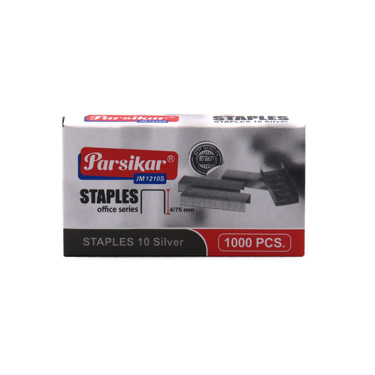 سوزن منگنه پارسیکار کد Jm1210s سایز 10 بسته 4000 عددی