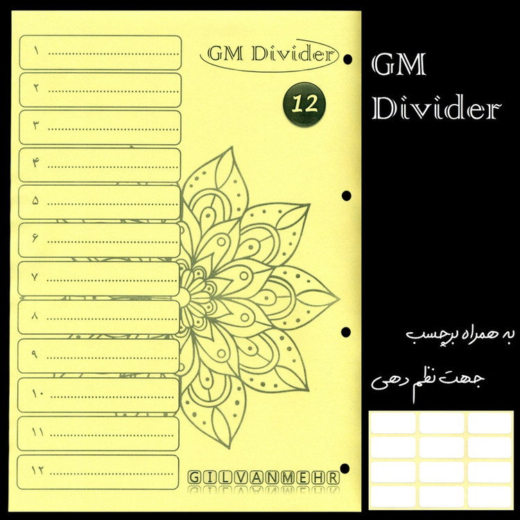دیوایدر جیام مدل D1201 بسته 12 عددی