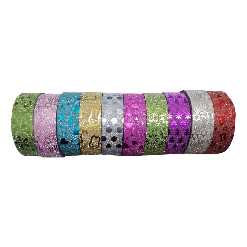 چسب نواری کد 04 عرض 1.5 سانتی متر مجموعه 10 عددی