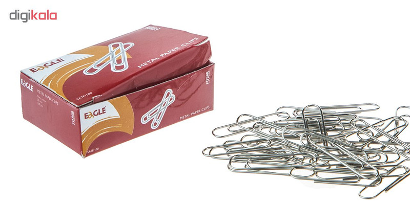 گیره کاغذ ایگل مدل SA7P-100 بسته 100 عددی