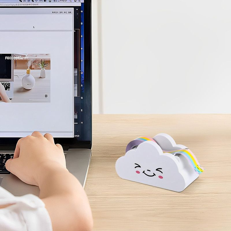 پایه چسب مدل ابر مهربان به همراه چسب نواری