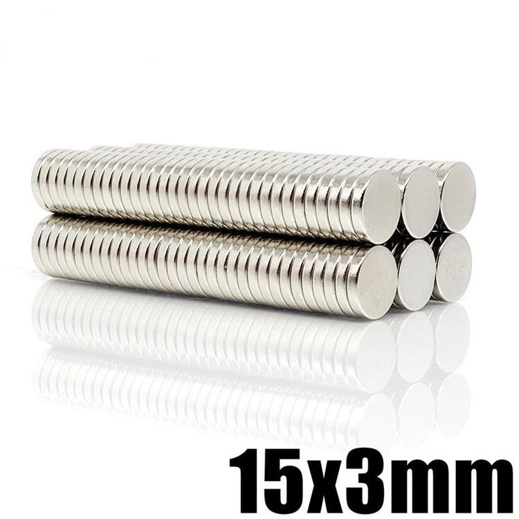 آهن ربا مدل نئودیمیوم دیسک D15x3mm بسته 4 عددی