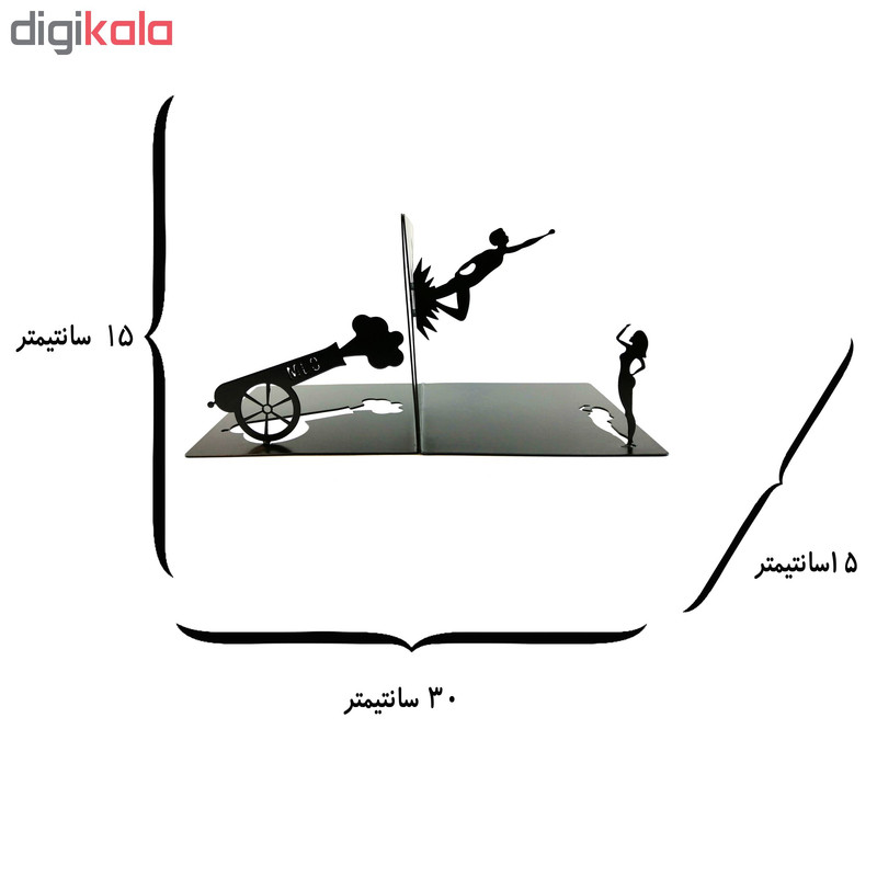 نگهدارنده کتاب ملو طرح توپ کد KMU17