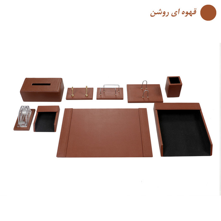 ست لوازم اداری رومیزی مدل V903 مجموعه 9 عددی
