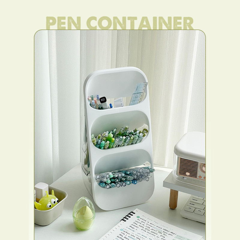 جامدادی رومیزی مدل Three Layer Macaron Compartmentalize