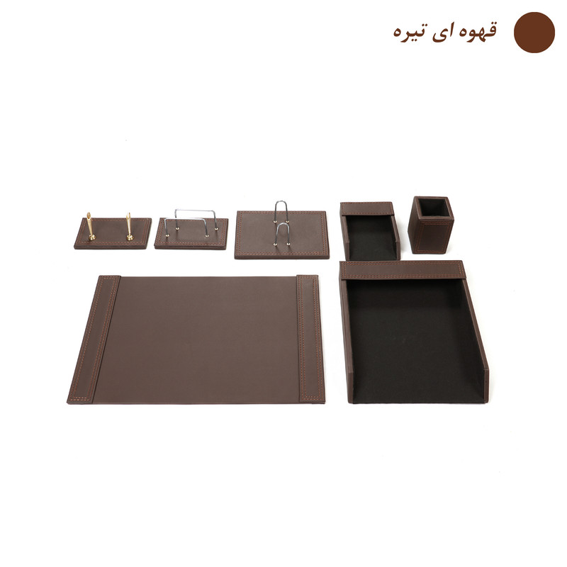 ست لوازم اداری رومیزی مدل V704 مجموعه 7 عددی