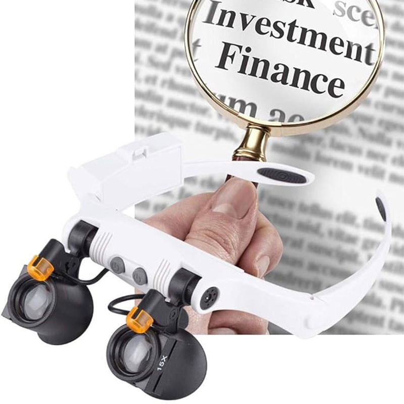 ذره بین کامار مدل لوپ عینکی کد 32225_21SX