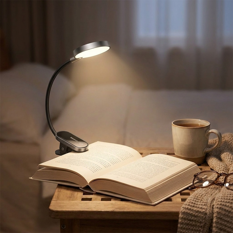 چراغ مطالعه باسئوس مدل MINI CLIP LAMP