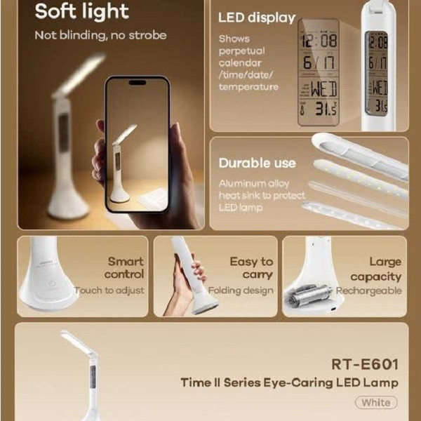 چراغ مطالعه ریمکس مدل RT-E601