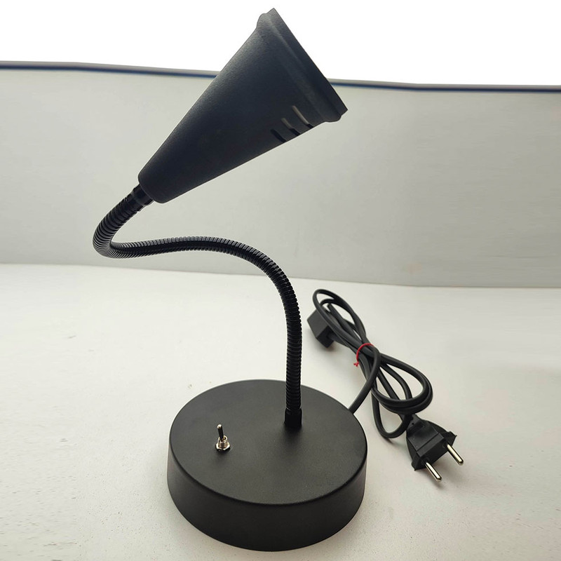 چراغ مطالعه رومیزی مدل خرطومی پایه GU5.3