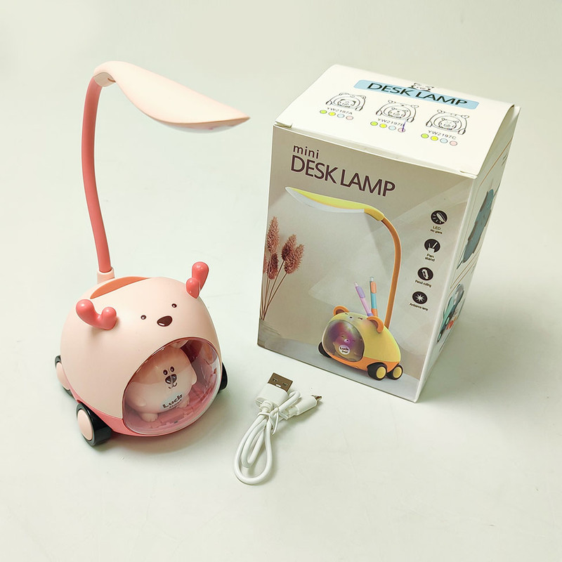 چراغ مطالعه شارژی مدل عروسکی تراش دار کد 197B