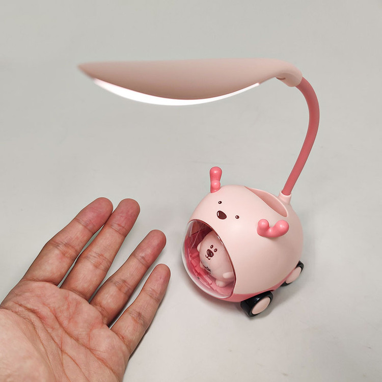 چراغ مطالعه شارژی مدل عروسکی تراش دار کد 197B